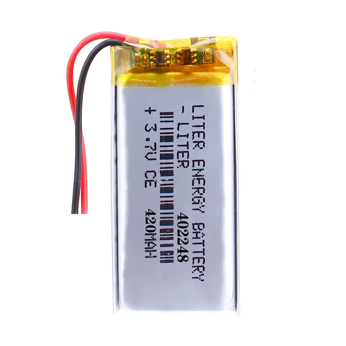 3.7V 420mAh 402248 Polymer Li Lithium battery factory For MP4 E-Book Camera Headphones Driving Recorder