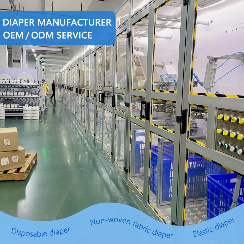 2024 Free Sample New Born Diapers Nappy Production Good Price Cheapest Absorbent Baby Diaper for Kids