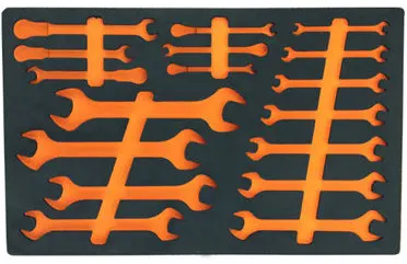 
Factory Directly Custom high density colorful EVA foam insert for tool box foam sponge 