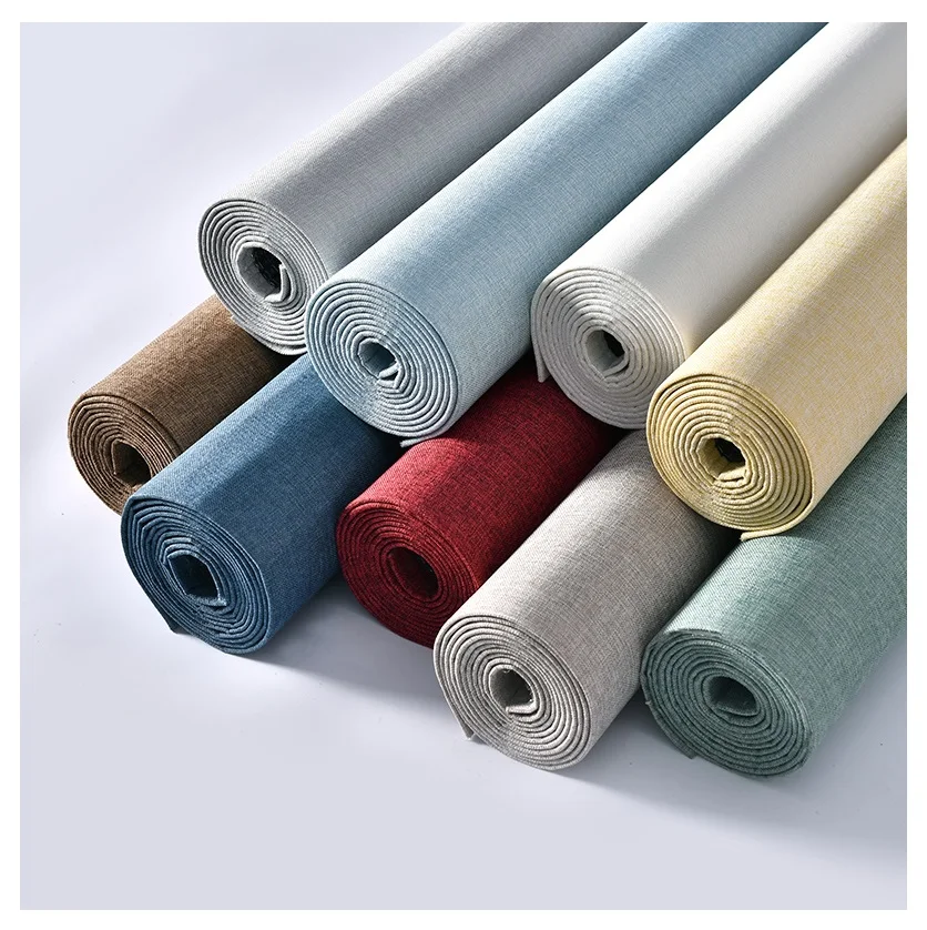Wall Cloth Modern Style Peel and Stick Easy to Install Wall Covering Fabric Textured Wallpaper Roll