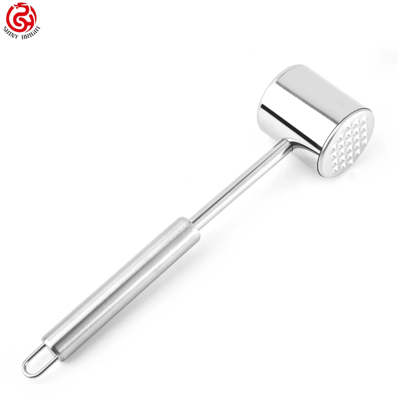 Wholesale Kitchen Tool Food Grade Durable Meat Tenderizer Hammer S304 Stainless Steel Meat & Poultry Tools Beef Steak Tenderizer