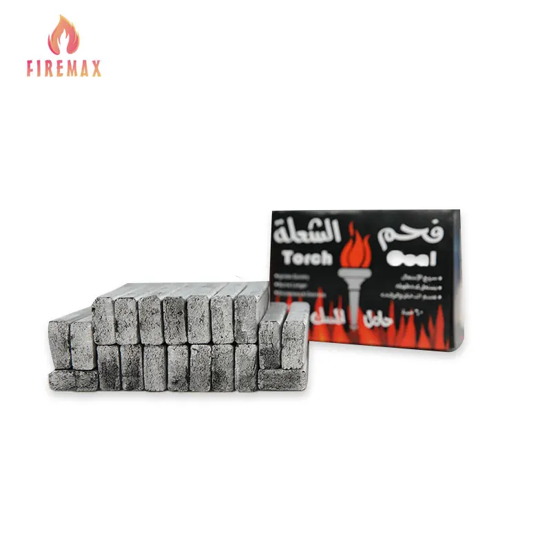FireMax Bamboo Torch Coal Shisha Charcoal Low Ash Smokeless Sliver Bar Hookah Charcoal