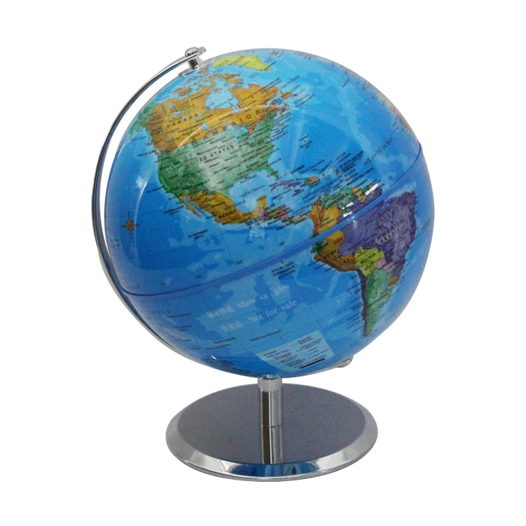 Office solid wood English globe home furnishings European style retro Printing Education Teaching Resources Pvc Globe