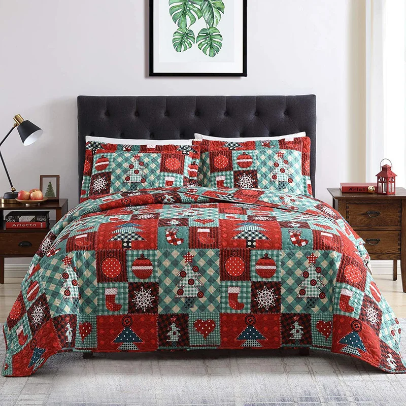 Aoyatex Lightweight Soft Bedspread Coverlet Basket Weave Quilted Blanket