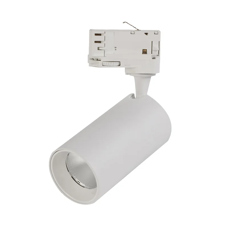 2700k 3000k 4000 lumen modern adjustable surface mounted led spot track light cob 10w 20w 30w commercial Integrated track light