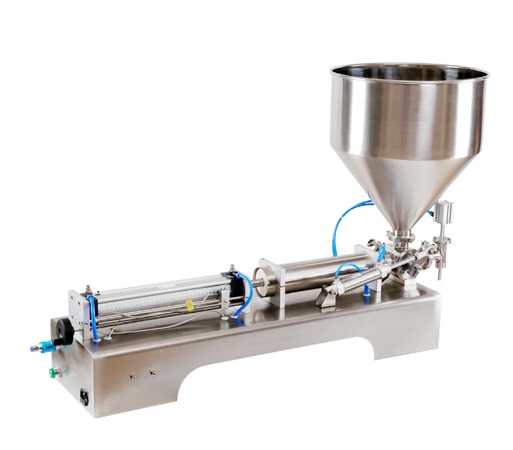 Pneumatic Single head liquid shampoo paste filling honey for bottle filling machine