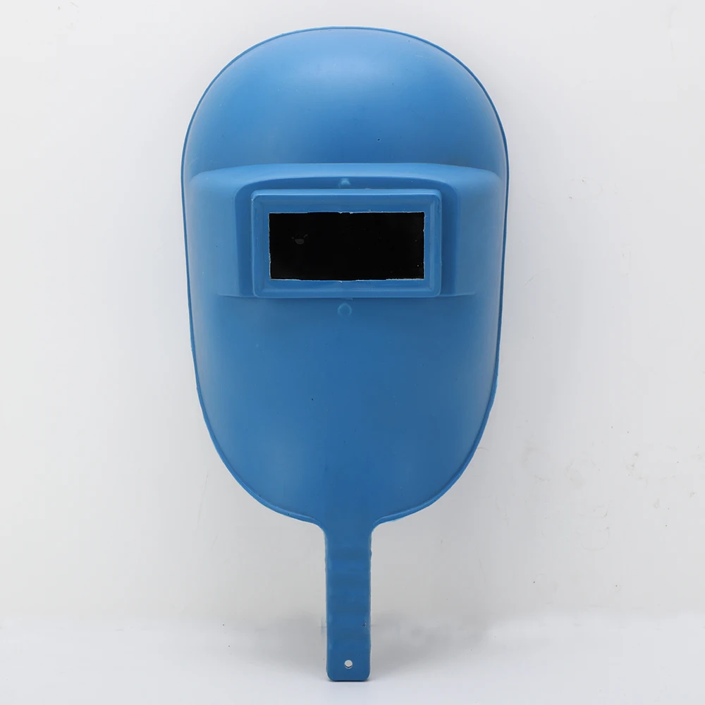 Black handheld type gas cutting hot work welding helmet hand held welding protective helmet mask