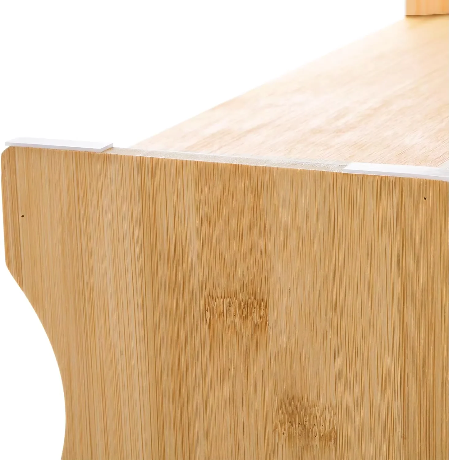 High Quality Whole VD Display Shelf for Movie Cases, DVDs Bamboo CD Rack Organizer with Rubber Feet