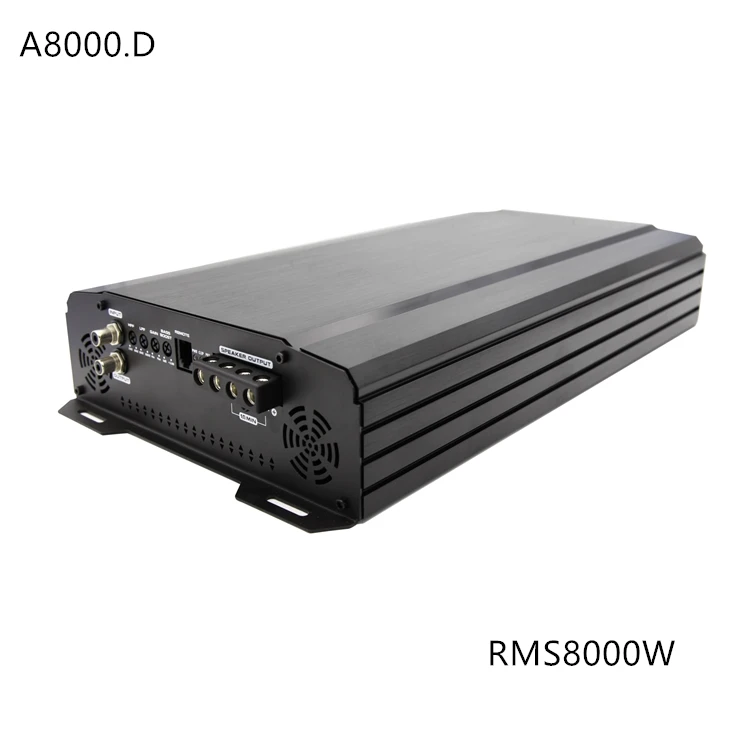 A8000.D 12V Car Power Amplifier mono channel Sound Digital Car Amplifier 5000 W Car Audio Amplifier OEM