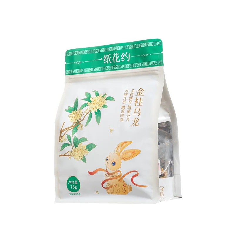 Sweet-scented osmanthus oolong tea cold and hot bubble can bubble nylon triangle bag pyramid tea bag