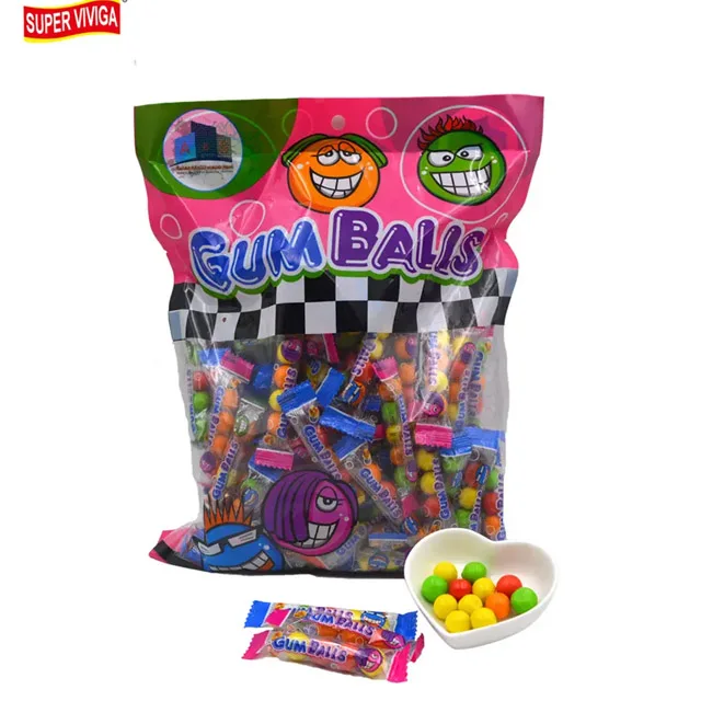 Оптовая продажа на заказ красочный шарик жевательной резинки