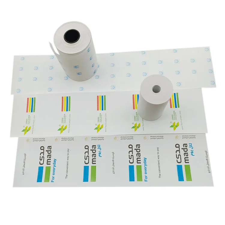 2022 Hot sale contometro papel termico 80 x80x 13 55gr Custom printed papel termico 80 x80x13 pos system with cash register