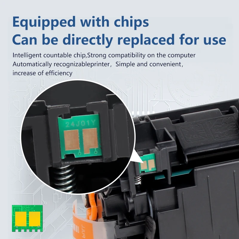 CE285A for HP LaserJet P1102w M1212nf M1217nfw M1132 P1100 P1102 285A 85A Toner Cartridge with Chip for use in Printers