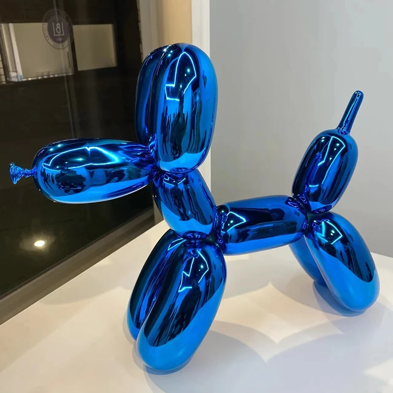 Симпатичная скульптура Jeff Koons из стекловолокна для собак подарки детей Детский домашний декор