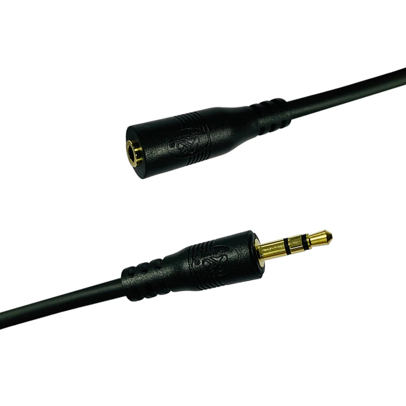 gold plated 3.5mm stereo jack male to female3.5 audio extension cable