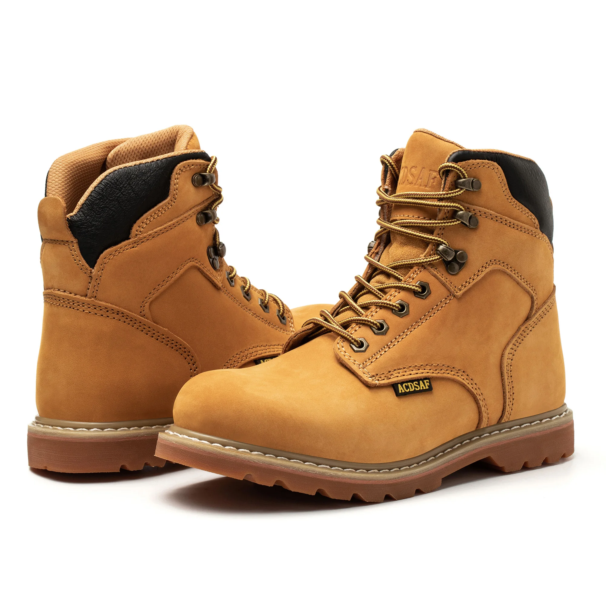 Top Layer Of Genuine Leather High Quality For Engineers Classic Work Boots For Man