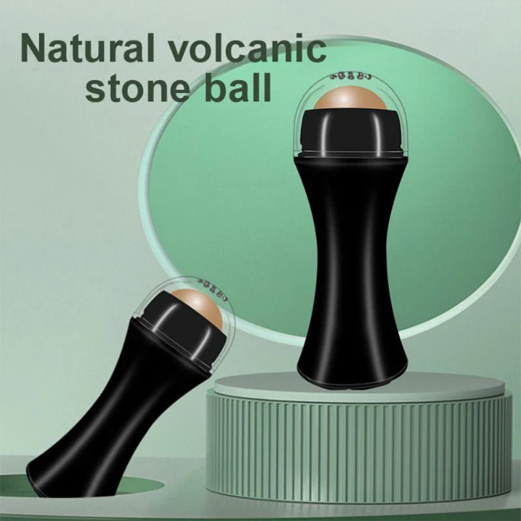 Volcanic Roller Oil Control Rolling Stone Matte Makeup Face Skin Care Tool Facial Cleaning Oil Absorption Roller On Ball