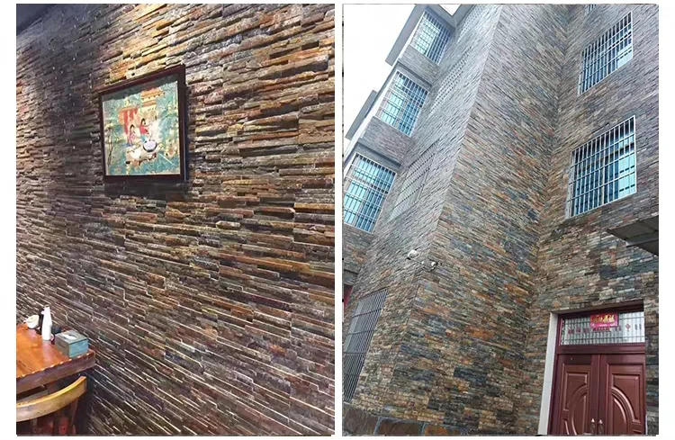 exterior wall tiles stone stacked stone tiles wall in rust color ledge stone veneer