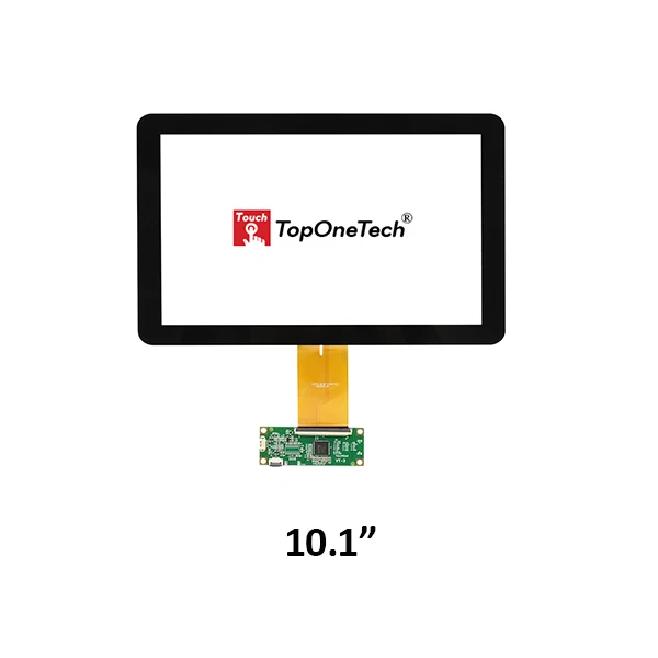 
10.1 inch Open Frame PCAP Fast Response Multi Touch Screen Panel Easy to Clean Kiosk Usage for Air Optical Bonding light-weight 