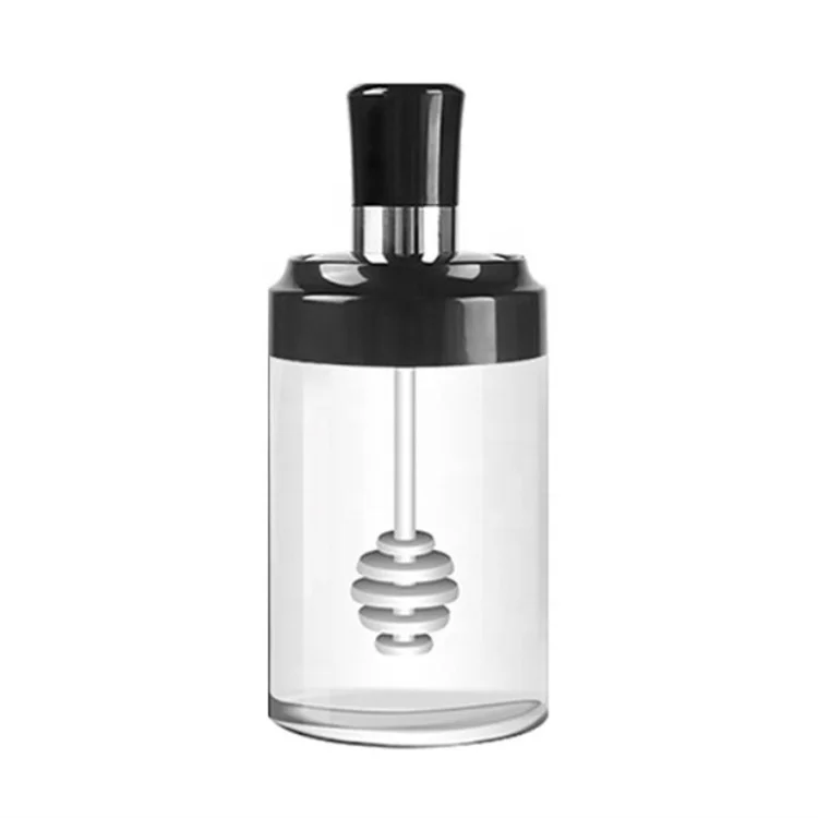 Wholesale 300g salt pepper spice borosilicate glass seasoning bottle jar container organizer