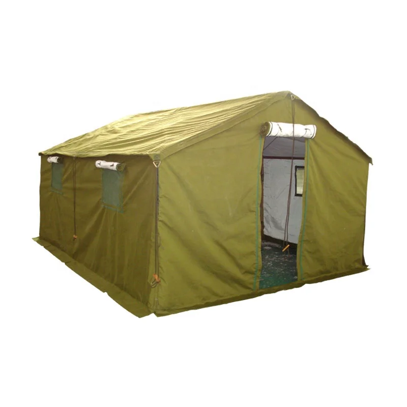 Hot selling polyester fiber waterproof army green 6 square meters military canvas tents winter military tent military tents