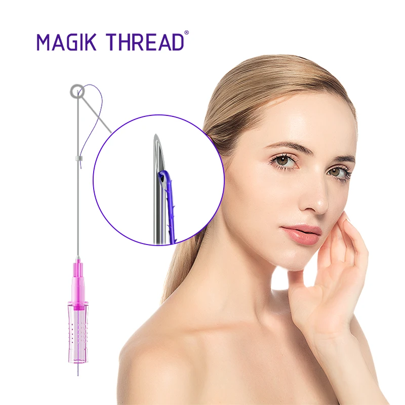 sterile 3d cog polidioxanona fio de sutura v-lift for cosmetic use