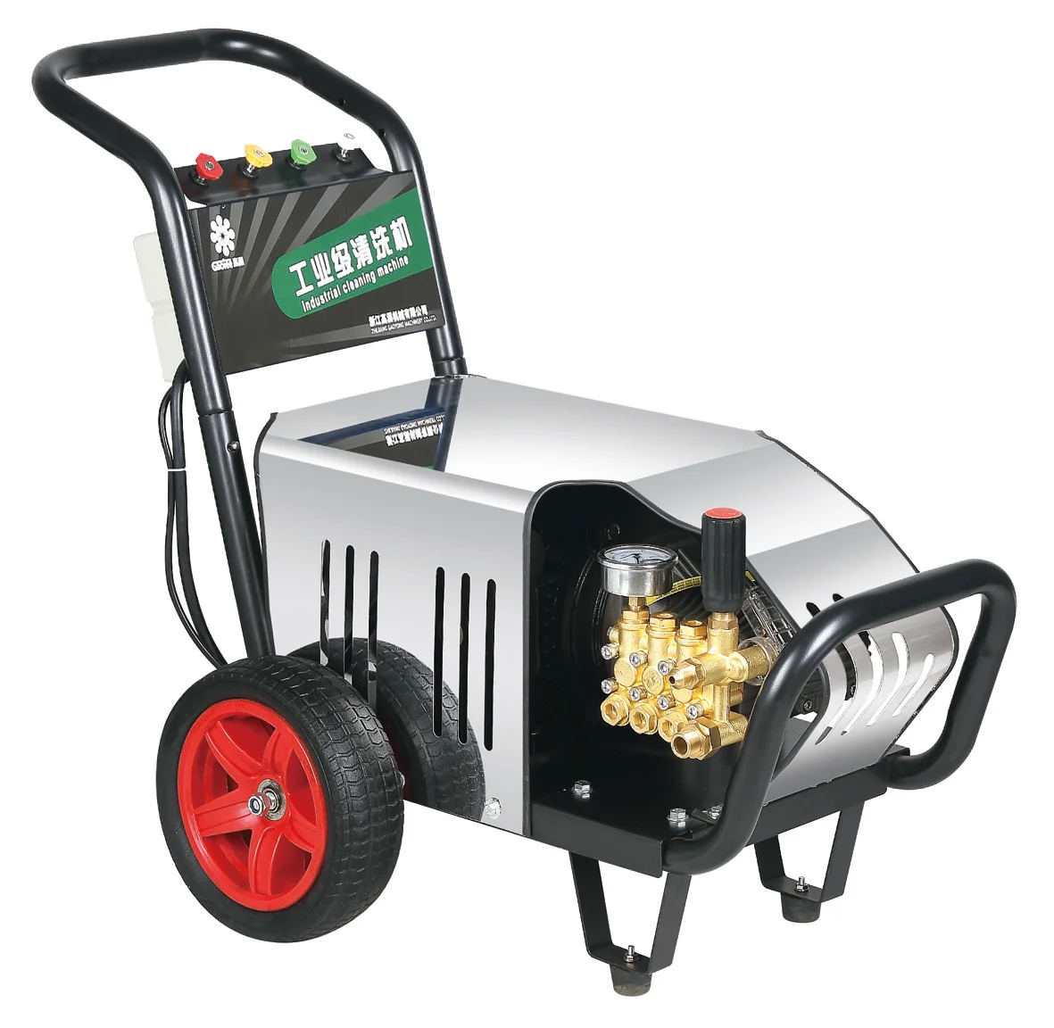 
custom automatic single-phase machine 220V 3KW 100bar electric high pressure sewer water jetting pipe cleaning machine 