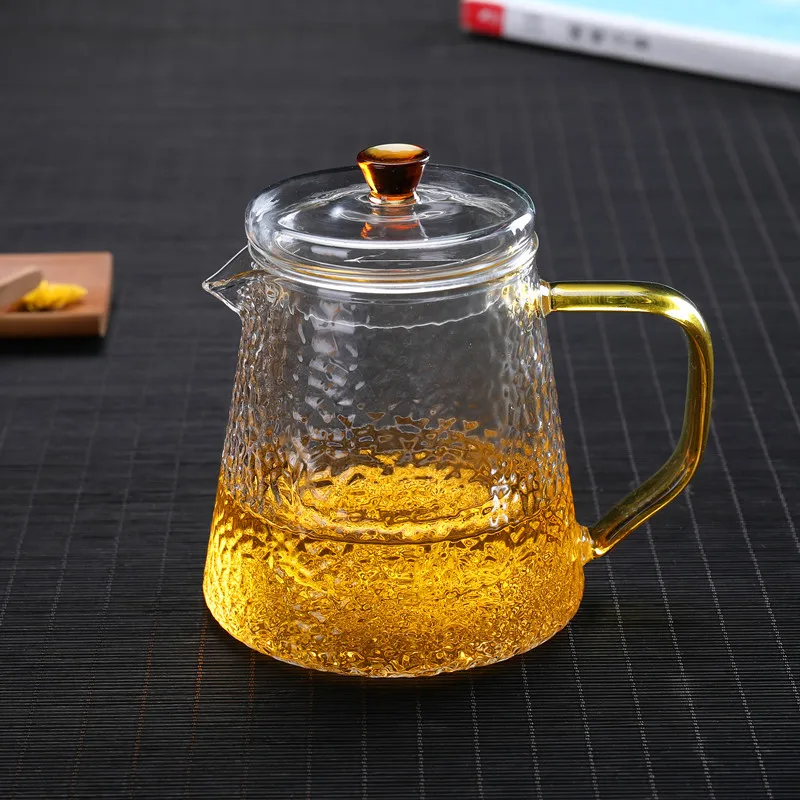Tea Sets Teapots Glass Borosilicate Heat Resistant Glass Teapot Gas Stove Flower Puer Kettle Chinese Kung Fu Tea Set With Filter