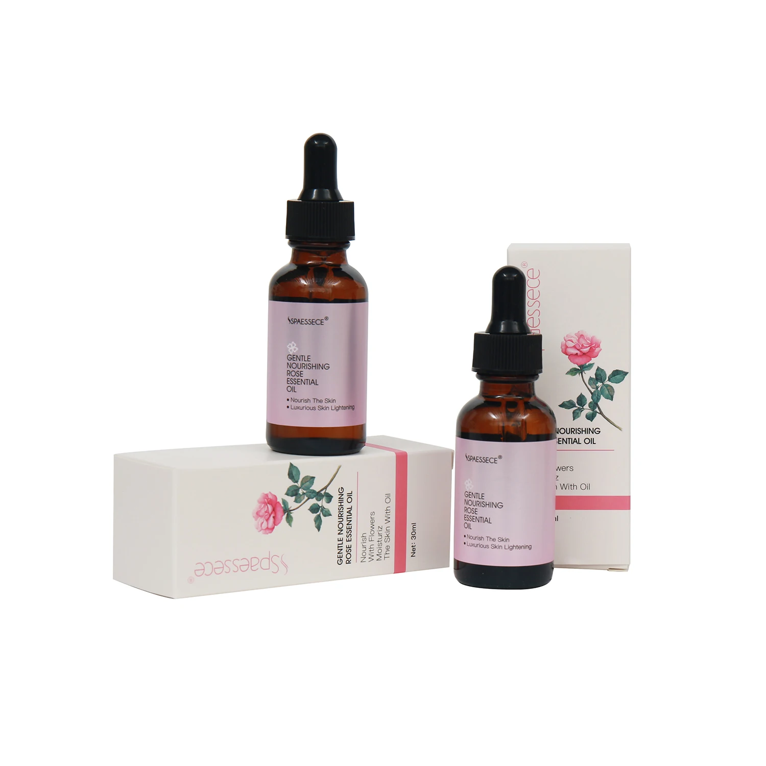 Hot Rose Oil Serum Massage  Relax And Soft Skin Anti-aging Soothing And Repair Skin Rose Face Oil  Face Serum