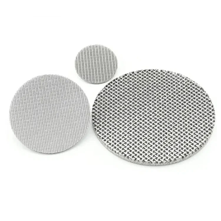 Wholesale custom 10 20 50 microns porosity metal powder sintered stainless steel filter disc