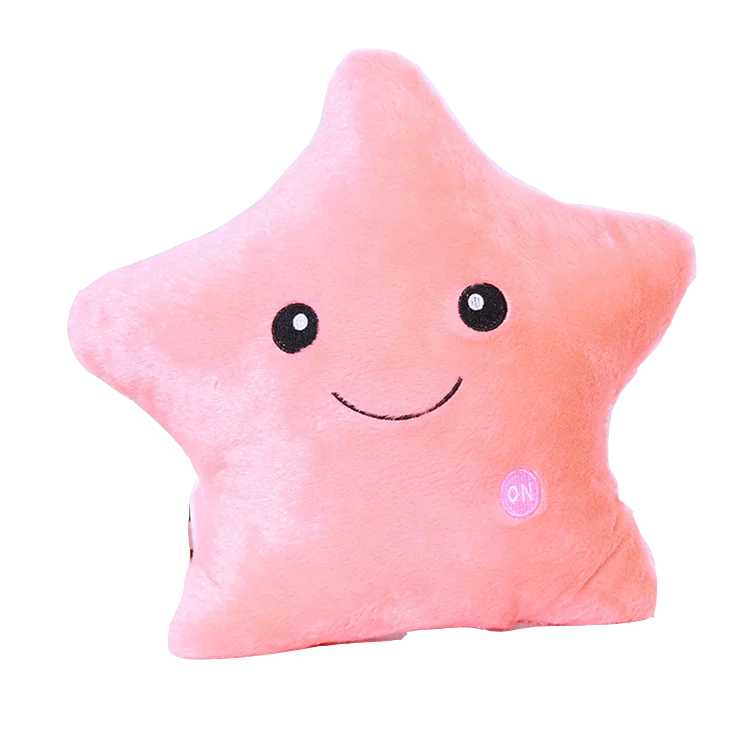 
Wholesale Decorative Custom LED Star Plush Baby Pillows Set 