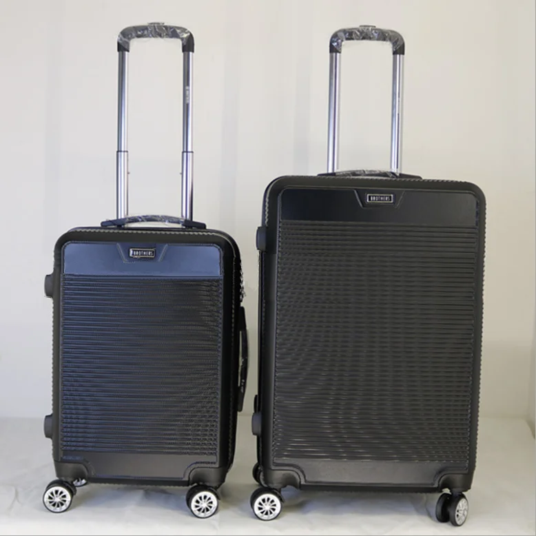 Fashionable travel trolley luggage set luggage white trade show suitcase