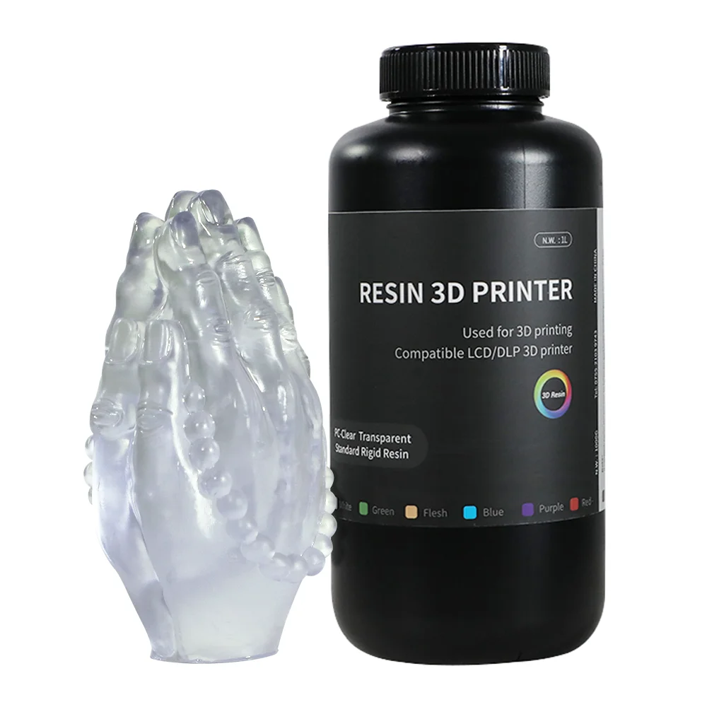 Creality PioCreat liquid photopolymer UV resin 405nm transparent epoxy high temperature clear resin for lcd dlp 3d printer