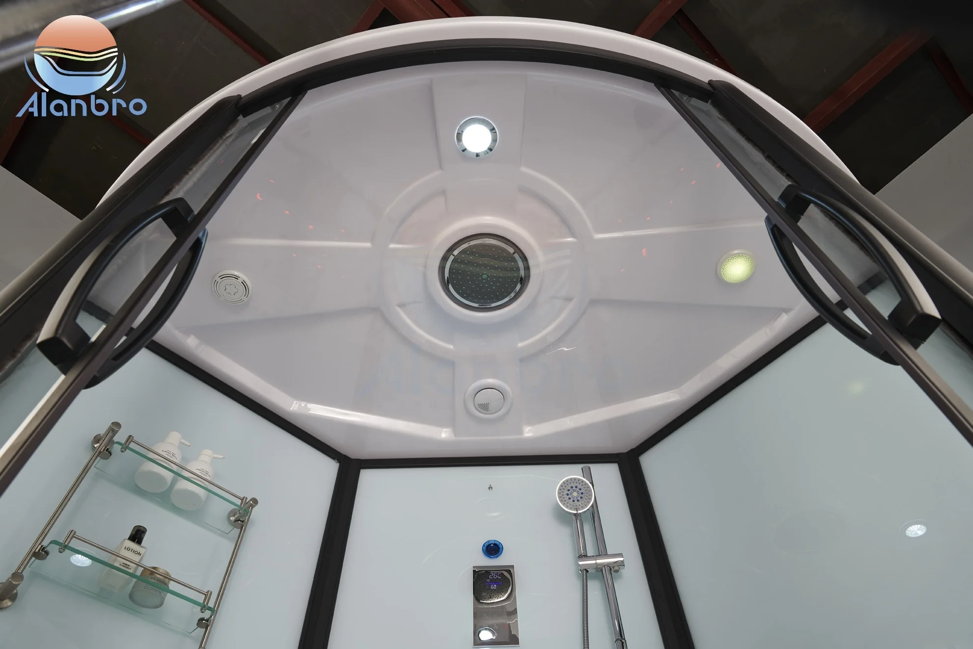 Sauna and steam combined room multi-functional luxury sauna bath indoor steam shower room