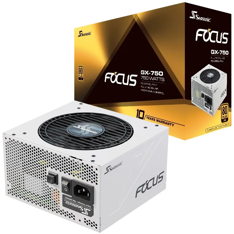 SEASONIC FOCUS GX750 блок питания 80PLUS Gold-режим в течение всего дня конденсатор алюминиевая крышка с регулировкой температуры вентилятор