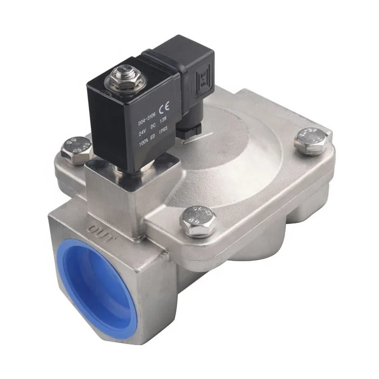 Large Diameter Water Gas Optional Professional Wide Voltage Range Solenoid Valve For Industrial Applications