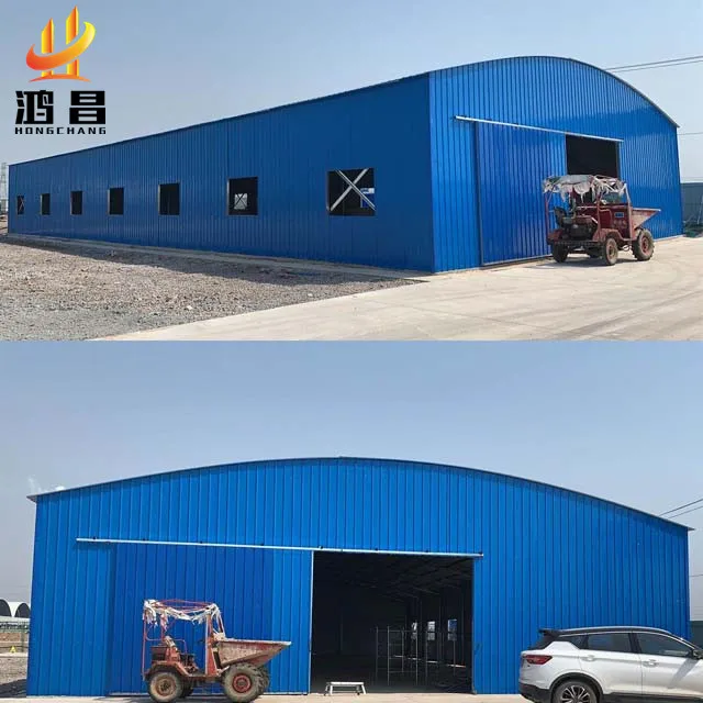 
Light Steel Frame Structure,curved Roof Design Structural Steel Shed,35cd4 Alloy Structural Steel 