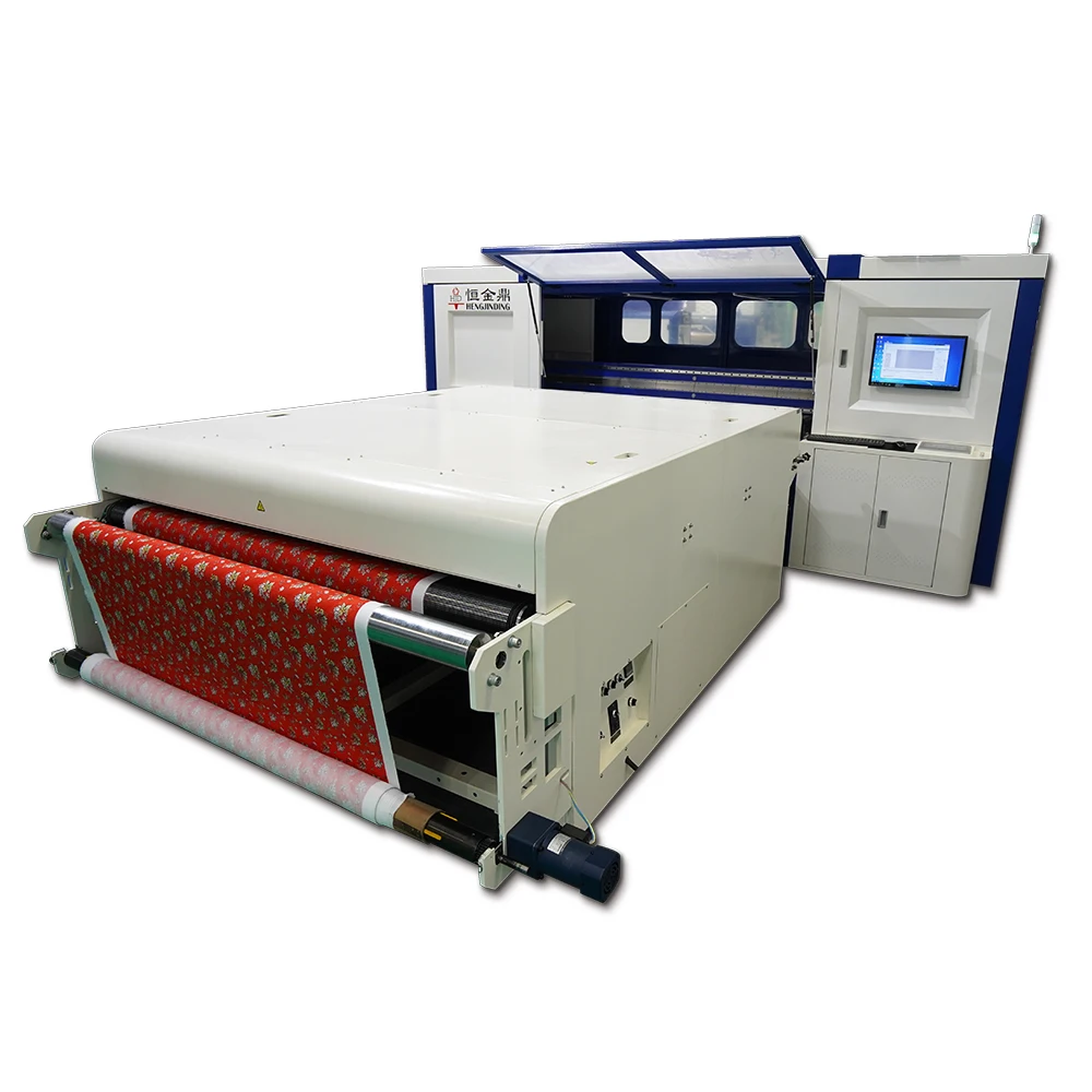 Belt type textile printer roll to roll digital textile printing machine 24 pcs G6 industrial heads for cotton polyester