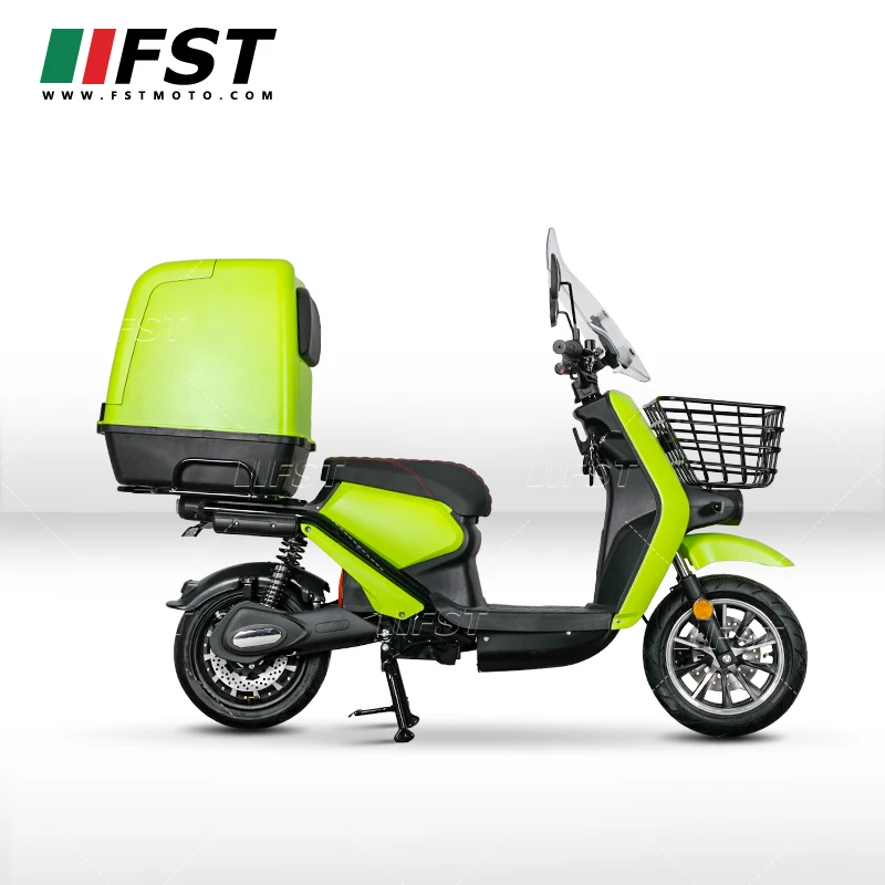 Электрический мотоцикл FST 1500 Вт для доставки пиццы высокая скорость 65 км/ч дальний радиус действия другие электрические скутеры