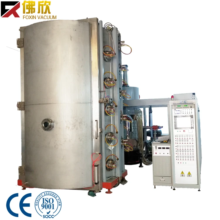 foxin vertical stainless steel film pvd coating machine with big vacuum chamber