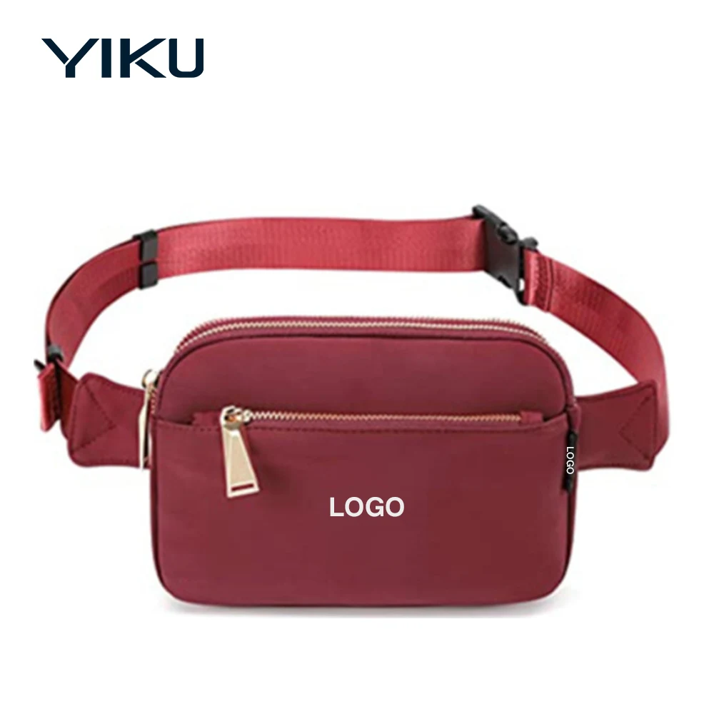 Custom belt bags supplier fashion women and men multi-funtional unisex outdoor fitness waterproof sports waist bag