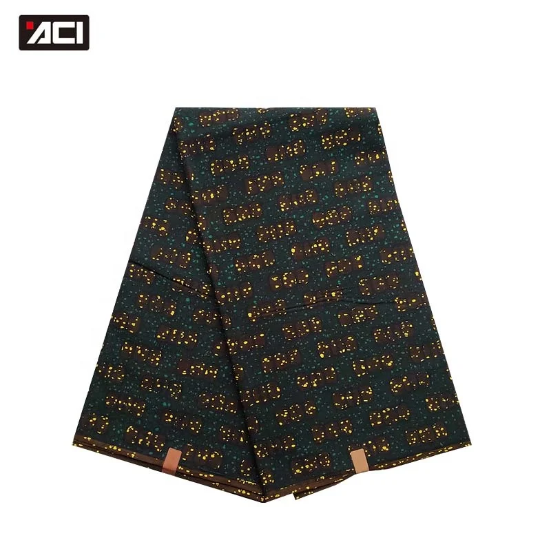 ACI Coupon Wax Cotton Real Wax 2-4 Yards Short Piece West African Wholesale African Wax Print Fabric