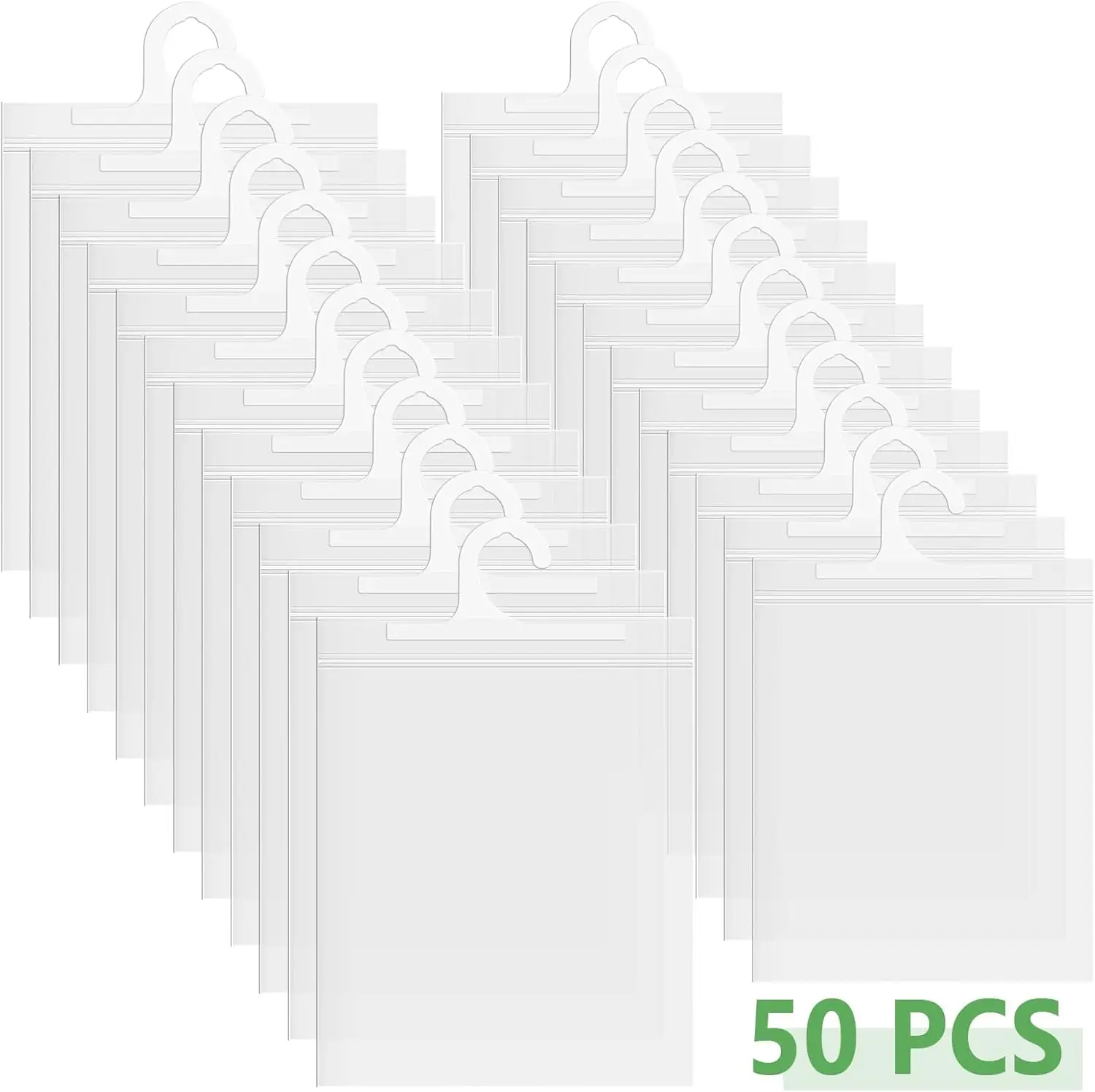 Large Hook Hanging Storage Bags, Headphone - Reusable, Waterproof & Dustproof - Ideal for Classroom, Library, and Pharmacy Use