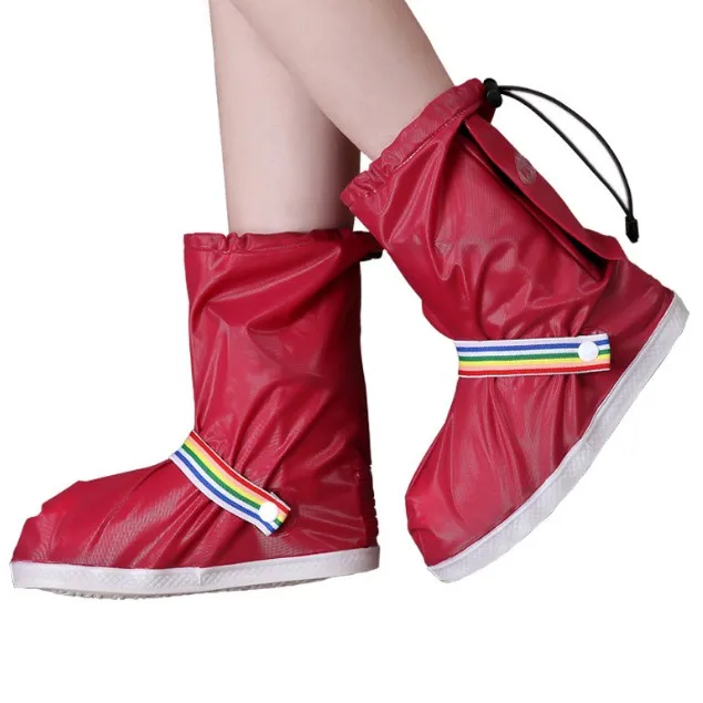 Four season Outdoor travel New style thickening can add fleece inside waterproof boots  for cycling tourism