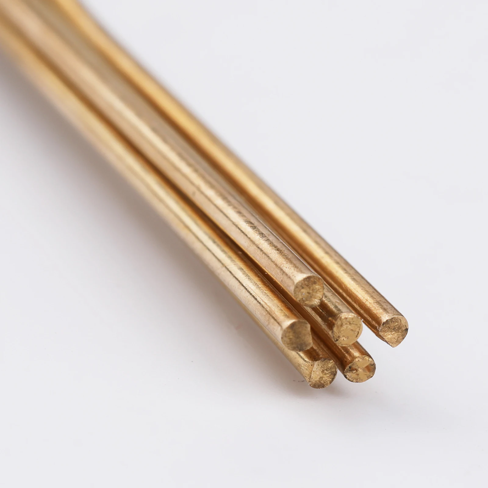 10pcs Brass Copper Welding Wire Electrode 1.6mm*333mm Soldering Rod No Need Solder Powder