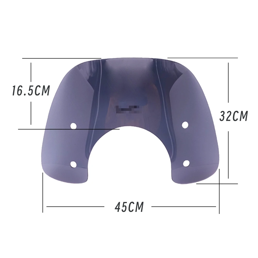 Motorcycle Accessories ABS Plastic Front Windshield Deflector Windscreen Speed Spoiler Air Deflector FOR VESPA GTS 250 GTS 300