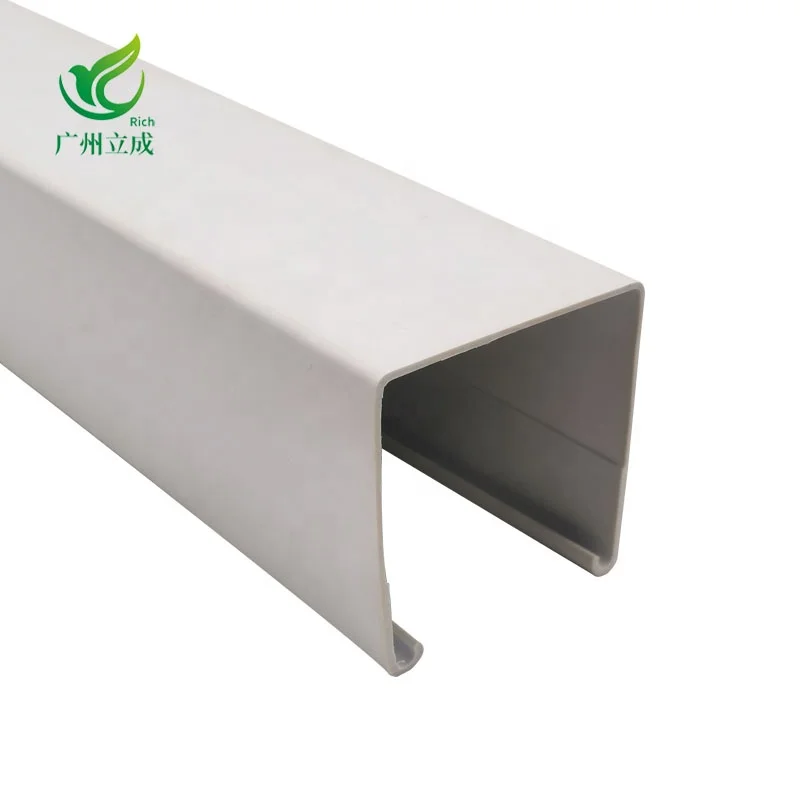 Rich7906 China U shape PVC Profile U Shape PVC Profile Plastic PVC Profile