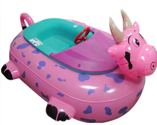 Cute animal inflatable bumper boat water park bumper boat water park electric bumper boat