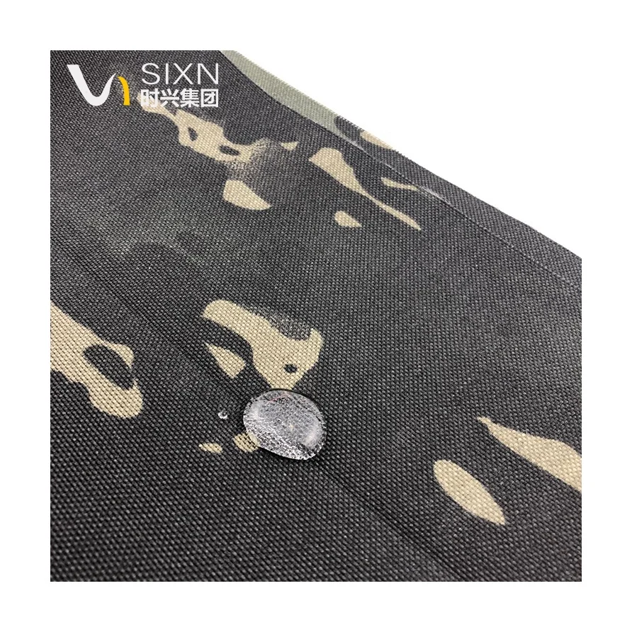 factory nylon 1050D cordura oxford 320gsm Waterproof PU coated military multicam black design fabric