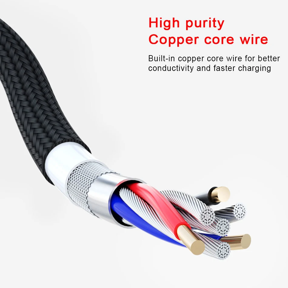 1 м Магнитный зарядный кабель Micro USB для 11 Pro Max XR магнитное зарядное устройство Type C светодиодный провод шнур